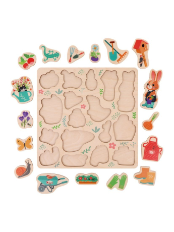 Игрушка развивающая ТМ "Mapacha": вкладыши. "Весенний сад"