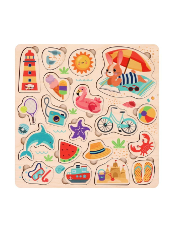 Игрушка развивающая ТМ "Mapacha": вкладыши. "Теплое лето"