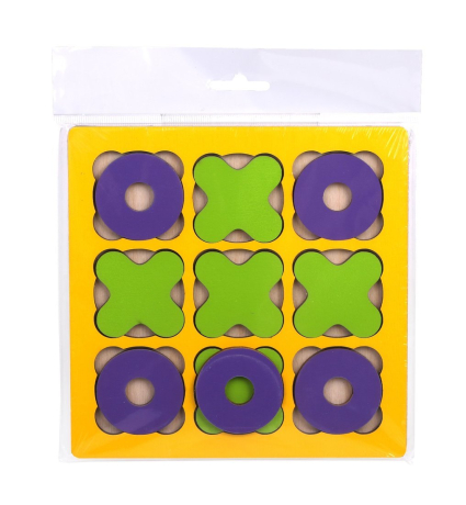 Головоломка "Крестики нолики", Желтый