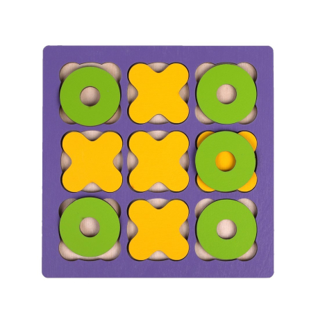 Головоломка "Крестики нолики", Фиолетовый