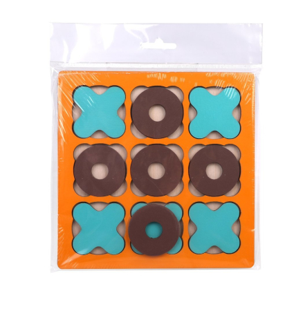 Головоломка "Крестики нолики", Оранженый