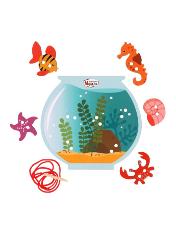 Игрушка развивающая ТМ "Mapacha" шнуровка. Аквариум