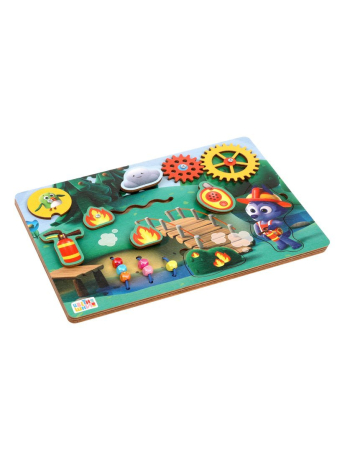 Игрушка детская развивающаяТМ "MAPACHA": Бизиборд "Волчонок У"