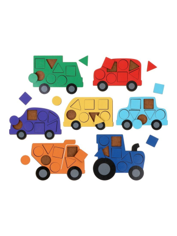 Игрушка развивающая ТМ "Mapacha": пазл. Мозаика машинка