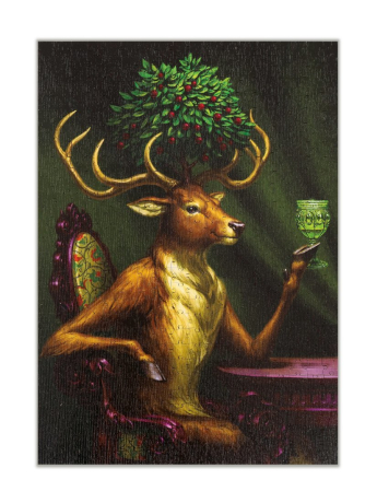 Пазлы деревянные "Сказочный олень", 504 детали, размер 30*42 см