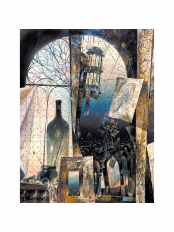 Пазлы деревянные «H2SO4, Ночь без воды», 513 деталей размер 31х40 см