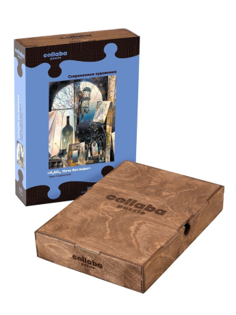 Пазлы деревянные «H2SO4, Ночь без воды», 513 деталей размер 31х40 см