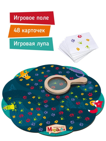 Настольная игра, развивающая "Следопыт" ТМ "Mapacha"