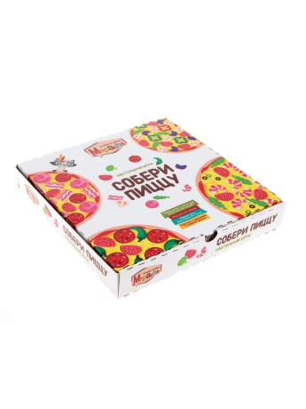 Настольная игра, развивающая "Собери пиццу" ТМ "Mapacha"