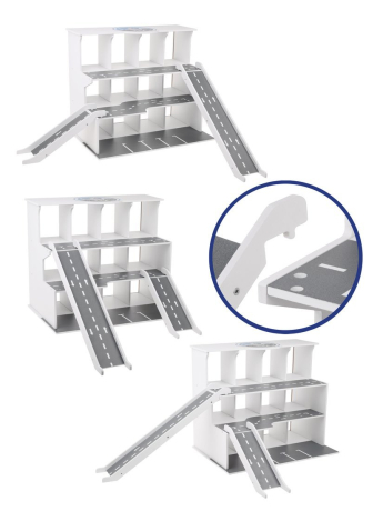 Игрушка деревянная ТМ "Пламенный мотор": гараж-парковка. Полиция