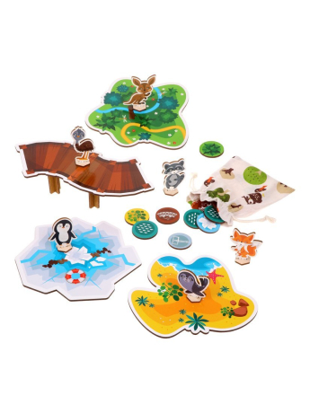 Игра настольная, развивающая "Пора домой" ТМ "Mapacha"