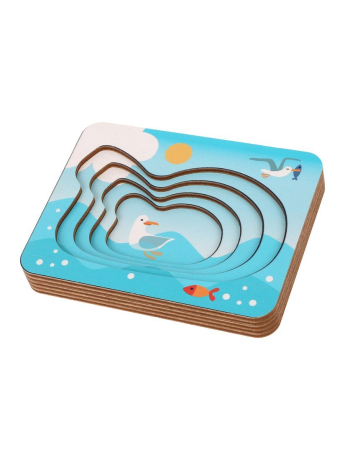 Игрушка развивающая ТМ "Mapacha": пазл. "Черыре кита"