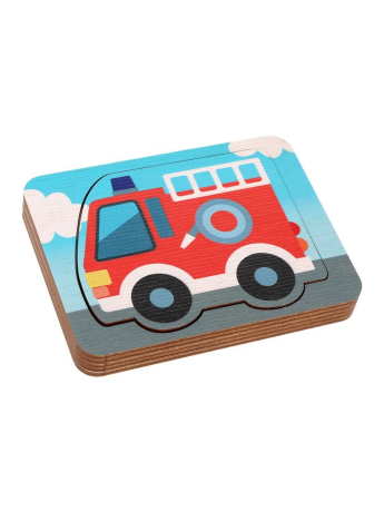 Игрушка развивающая ТМ "Mapacha": пазл."Транспорт", 4 детали