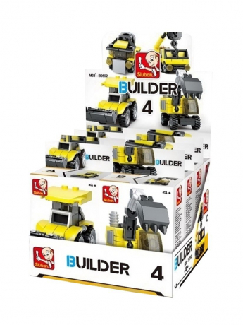 Конструктор серии Builder Строительная техника, в ассорт., дисплей