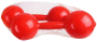 Гантели пластмассовые 0, 8 кг (2 штуки) пустые