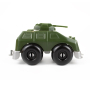 Машинка бронетранспортёр Вжух на войнушке 10 см