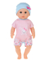 Одежда для кукол 38-43см, песочник и шапочка "Зайка"