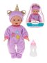 Пупс 30см "Мой малыш" Единорожка, в рюкзаке