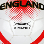 Мяч футбольный X-Match, 1 слой PVC, размер 5 (D 22 см), Англия