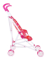 Коляска-трость для кукол Сердца, металл, пакет