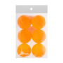 Шарики д/наст.тенниса 6 штук, оранж, пакет