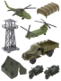 Игр. набор Военный, 67 предметов, пакет