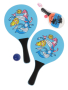 Ракетки пляжные 18, 5 *33 см. с шариком, в ассорт. Сетка