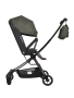 Складная многофункциональная прогулочная коляска ТМ "QPLAY" Qbook 360° темный хаки