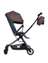 Складная многофункциональная прогулочная коляска ТМ "QPLAY" Qbook 360° шоколад