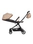 Складная многофункциональная прогулочная коляска ТМ "QPLAY" Qbook 360° миндаль