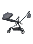 Складная многофункциональная прогулочная коляска ТМ "QPLAY" Qbook 360° графит