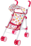Коляска складная "Фантазия", малин., 36*25*53см.