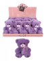 Мишка Лило фиолетовый 13см в ассорт., дисплей