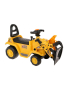 Каталка-пушкар ТМ Moby Kids "Бульдозер" с подвижным ковшом-отвалом
