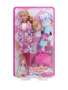 Игровой набор Defa Lucy "Спорт", кукла, 4 предм., коробка