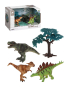 Набор фигурок Динозавры, 4 предм., коробка
