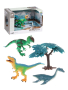 Набор фигурок Динозавры, 4 предм., коробка