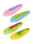 Игрушка антистресс-мнушку "Весёлая гусеница" 15х4, 5х4, 5 см., в ассорт., дисплей