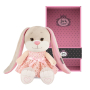 Мягкая игрушка Зайка Лин В Кружевном Розовом Платье 20 см