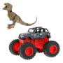 Монстр трак Мир динозавров, мет.машина, фигурка тираннозавра