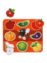 Игрушка развивающая ТМ "Mapacha": вкладыши.Набор "Овощи и фрукты"
