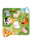 Игрушка развивающая ТМ "Mapacha" вкладыши."Животные на ферме"