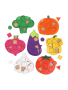 Игрушка развивающая ТМ "Mapacha": вкладыши.Мозаика Овощи