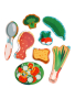 Игрушка развивающая ТМ "Mapacha" вкладыши. "Готовим обед"