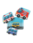 Игрушка развивающая ТМ "Mapacha": пазл."Транспорт", 4 детали
