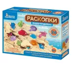 Раскопки 26 артефактов (6 рыбок, 20 мелких ракушек)
