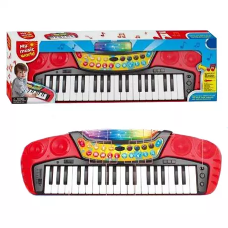 ДЕФЕКТ УПАКОВКИ Синтезатор 37 клавиш, эл.пит. 3АА, не вх.в комплект - купить со скидкой в интернет-магазине Наша игрушка